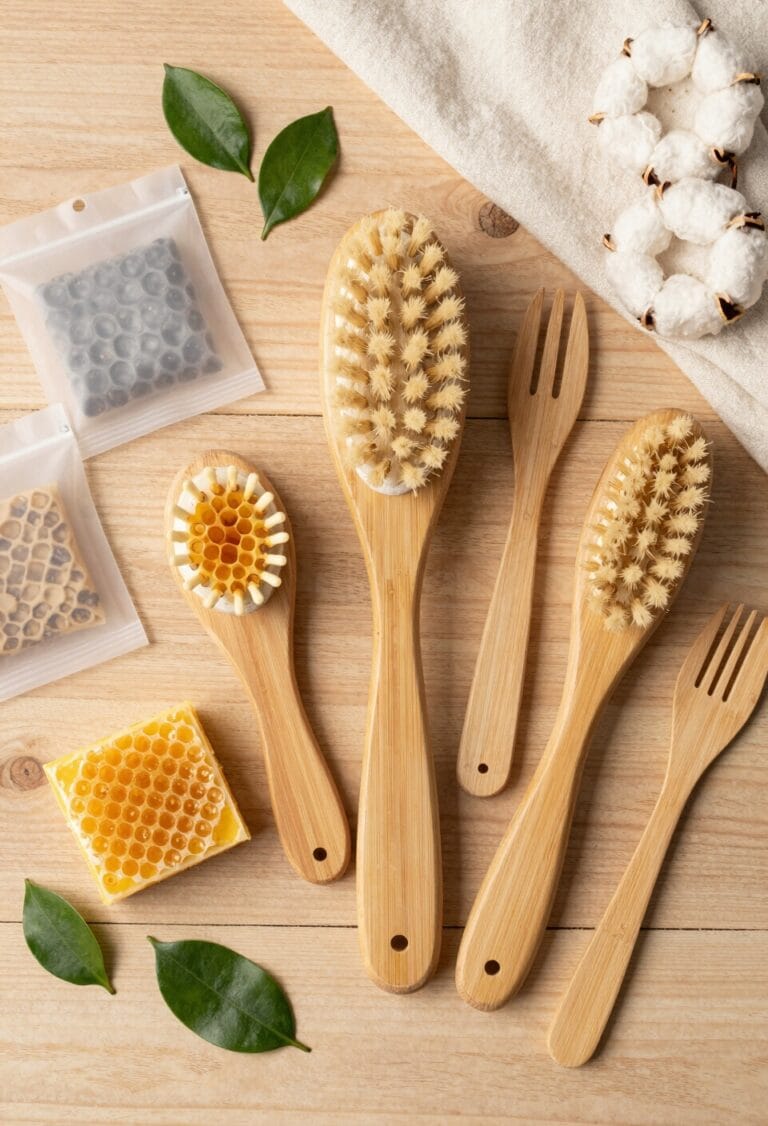 bamboo brushes for bathing
