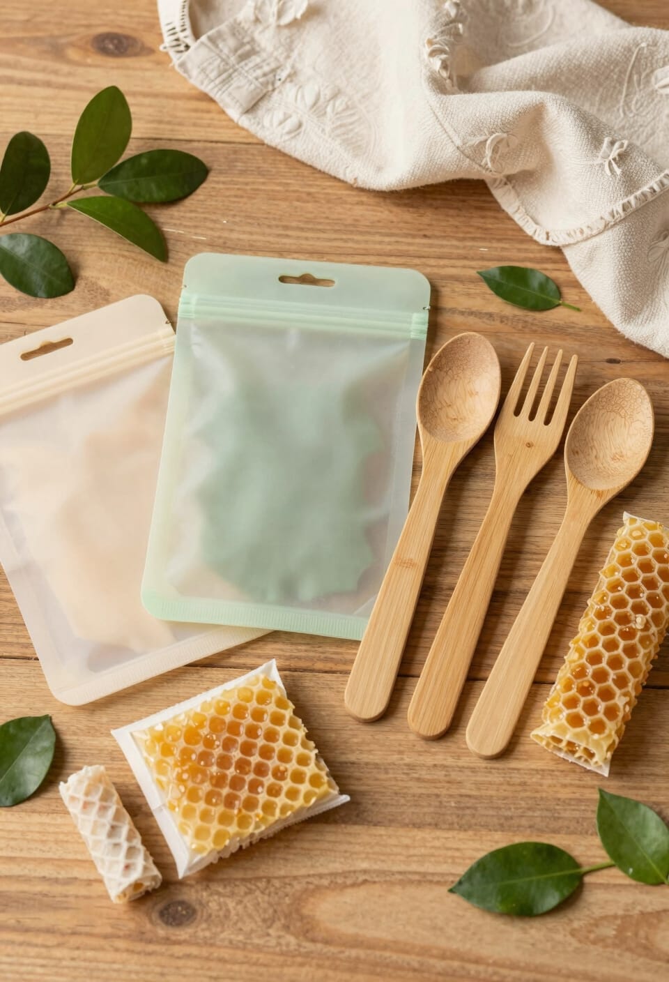 eco friendly camping cutlery selection