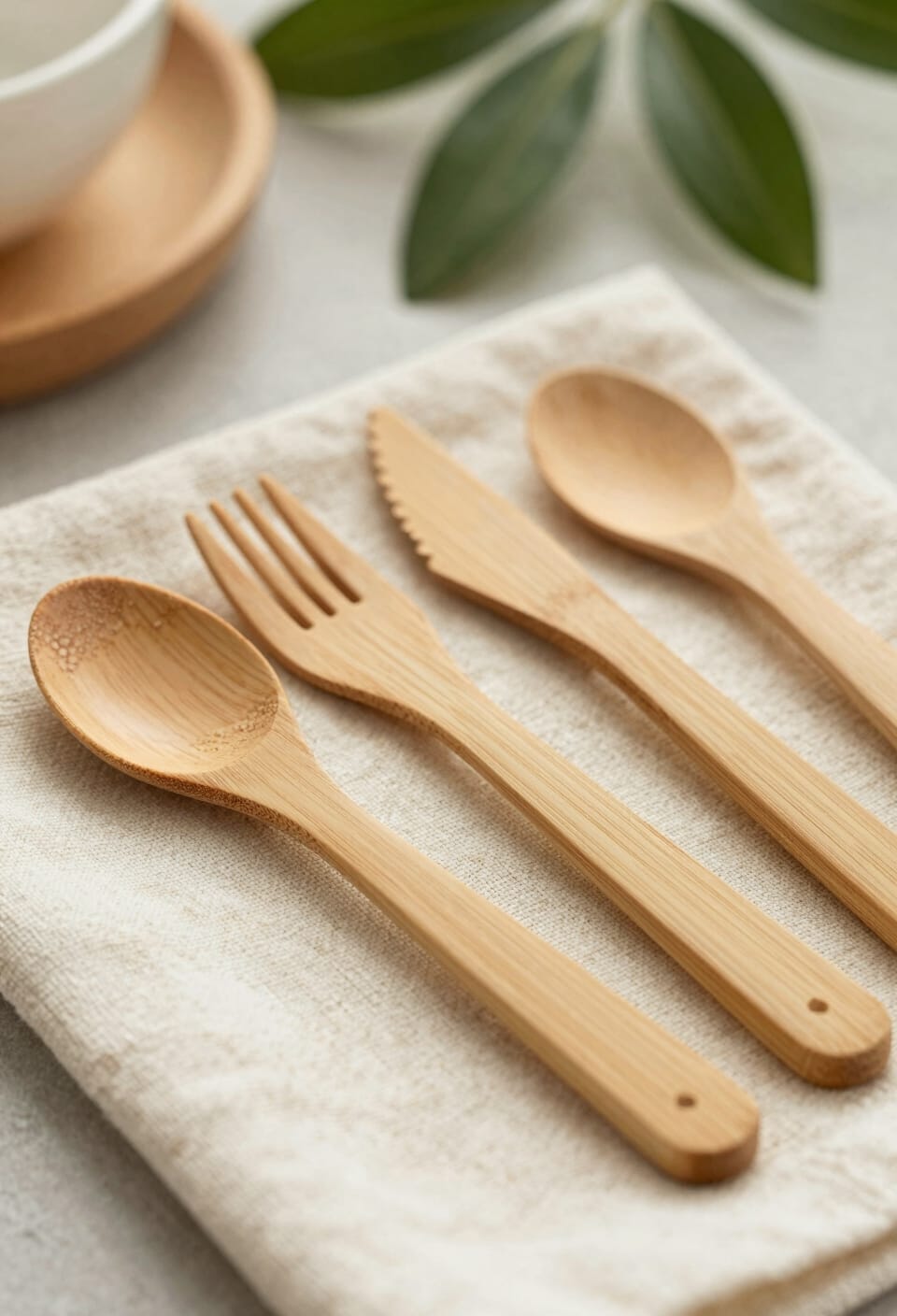 essential bamboo cutlery care