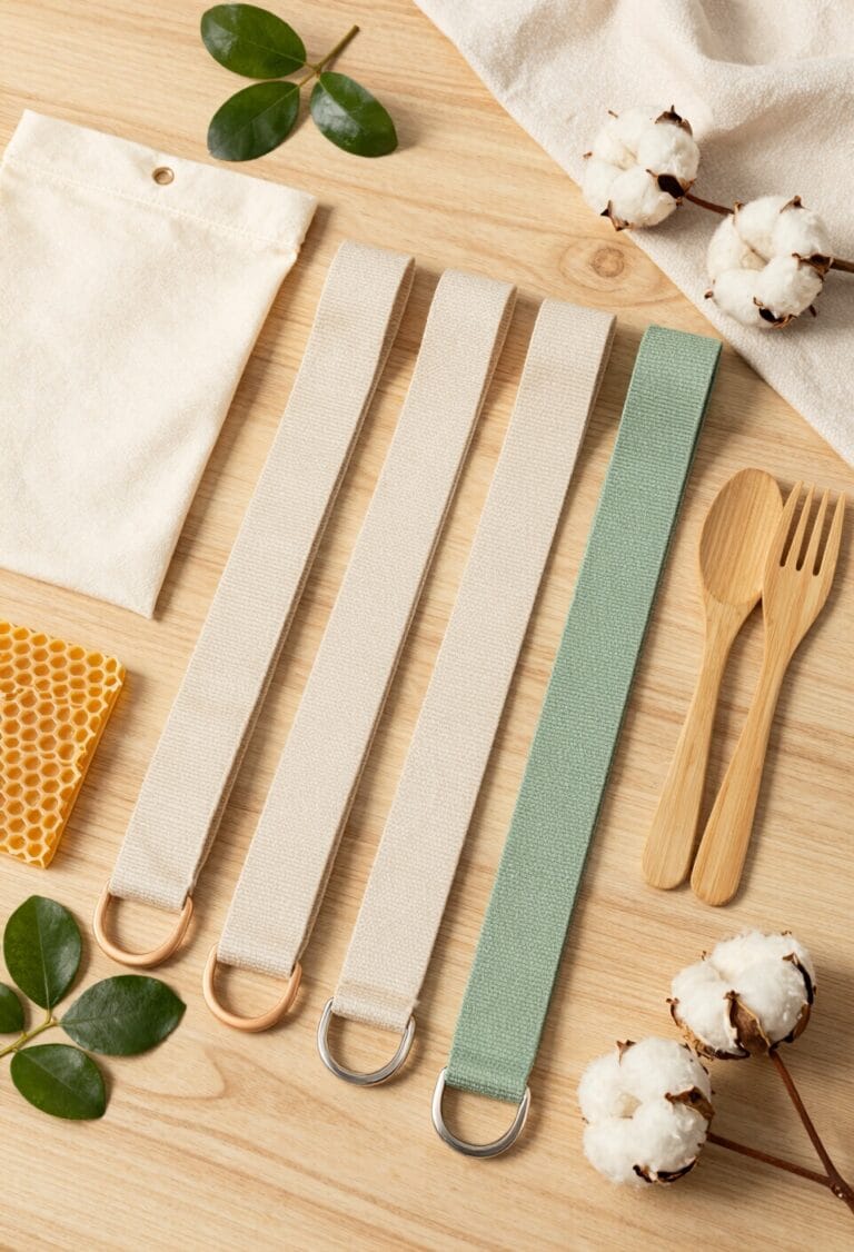 organic cotton yoga straps