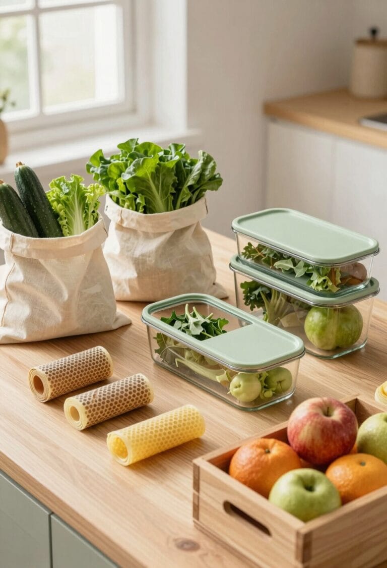 plastic free produce storage tips