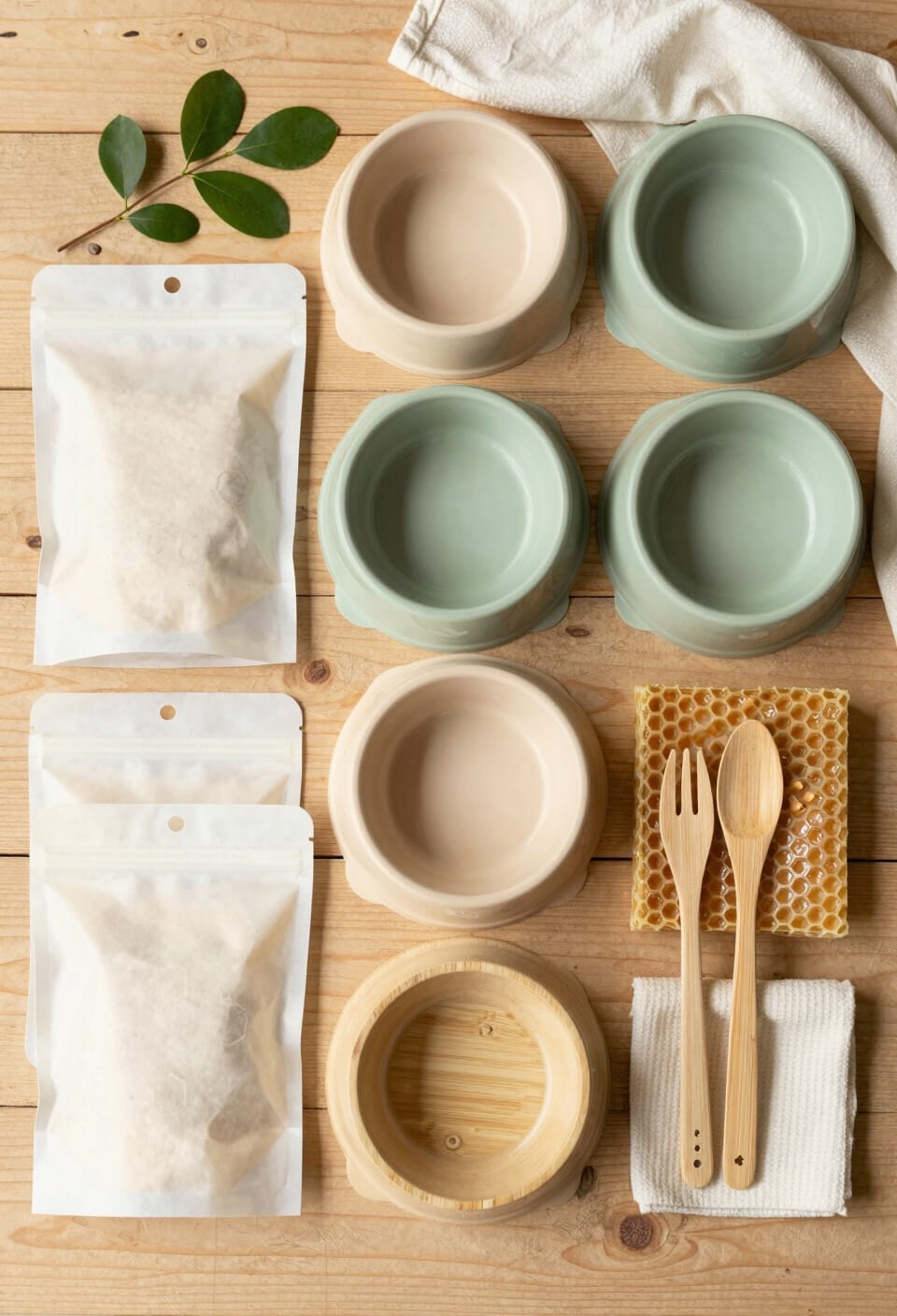 stylish eco friendly bamboo bowls