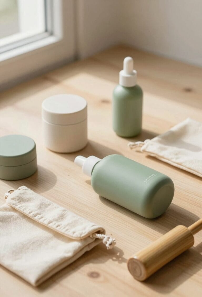 sustainable travel toiletries packing